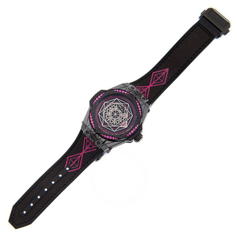Relógio Big Bang Sang Bleu Edição Limitada Automático Diamante Preto e Mostrador Rosa 39 mm - Mercado de Luxo - O Maior E-Commerce de Bens, Produtos e Serviços de Luxo do Brasil.