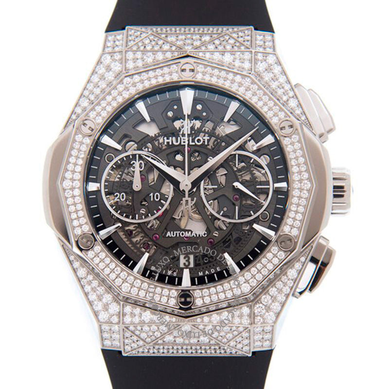 Relógio Classic Fusion Aerofusion Orlinski Titanium Pave Chronograph Automático 45 mm - Mercado de Luxo - O Maior E-Commerce de Bens, Produtos e Serviços de Luxo do Brasil.