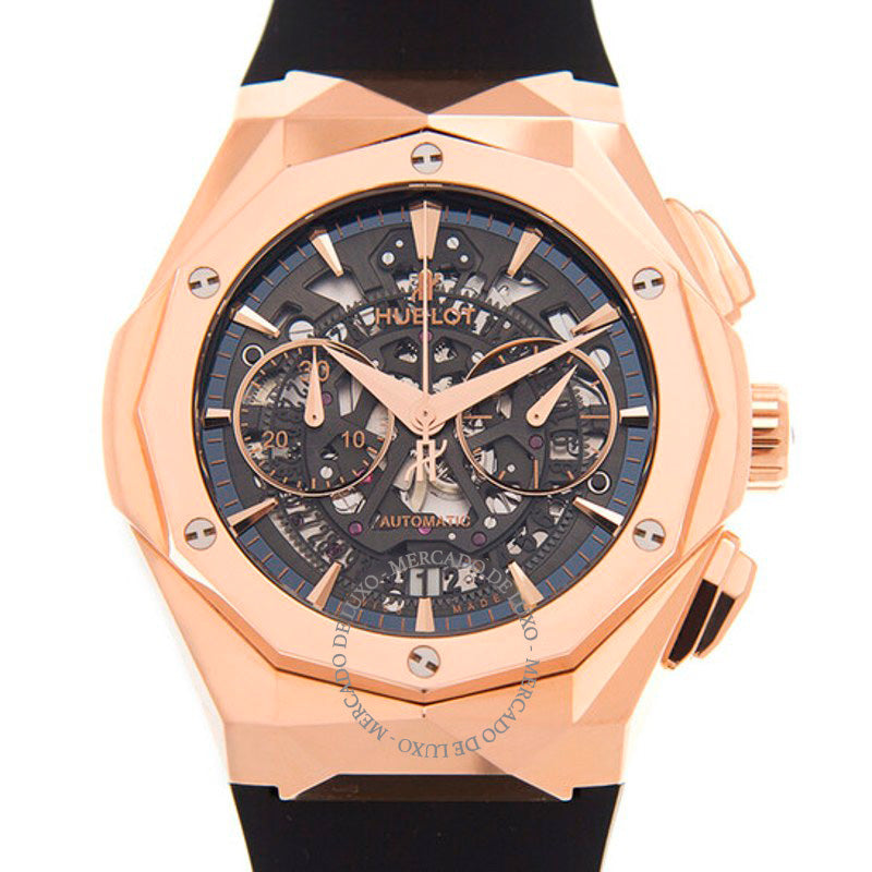 Relógio Cronógrafo Aerofusion Classic Fusion Orlinksi King Gold Automático 45 mm - Mercado de Luxo - O Maior E-Commerce de Bens, Produtos e Serviços de Luxo do Brasil.