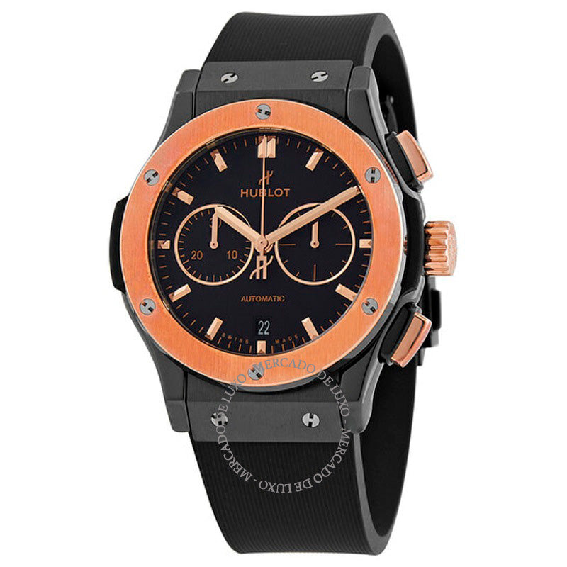 Relógio Cronógrafo Classic Fusion Cerâmica King Gold Automático Mostrador Preto 42 mm - Mercado de Luxo - O Maior E-Commerce de Bens, Produtos e Serviços de Luxo do Brasil.