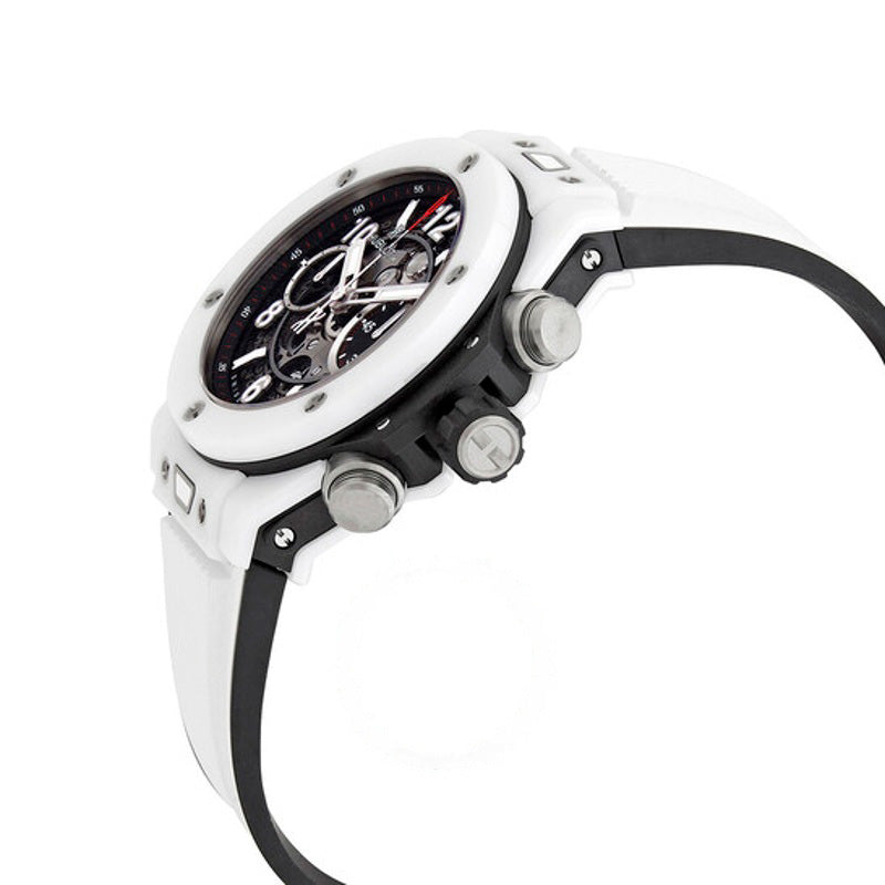 Relógio Big Bang UNICO Cronógrafo Automático Cerâmica Branca Mostrador Prateado 42 mm - Mercado de Luxo - O Maior E-Commerce de Bens, Produtos e Serviços de Luxo do Brasil.