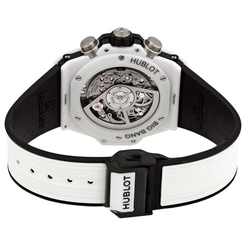 Relógio Big Bang UNICO Cronógrafo Automático Cerâmica Branca Mostrador Prateado 42 mm - Mercado de Luxo - O Maior E-Commerce de Bens, Produtos e Serviços de Luxo do Brasil.