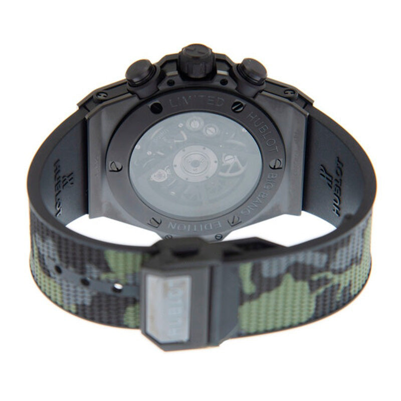 Relógio Big Bang Camo Yohji Yamamoto Cronógrafo Automático Mostrador Verde 45 mm - Mercado de Luxo - O Maior E-Commerce de Bens, Produtos e Serviços de Luxo do Brasil.