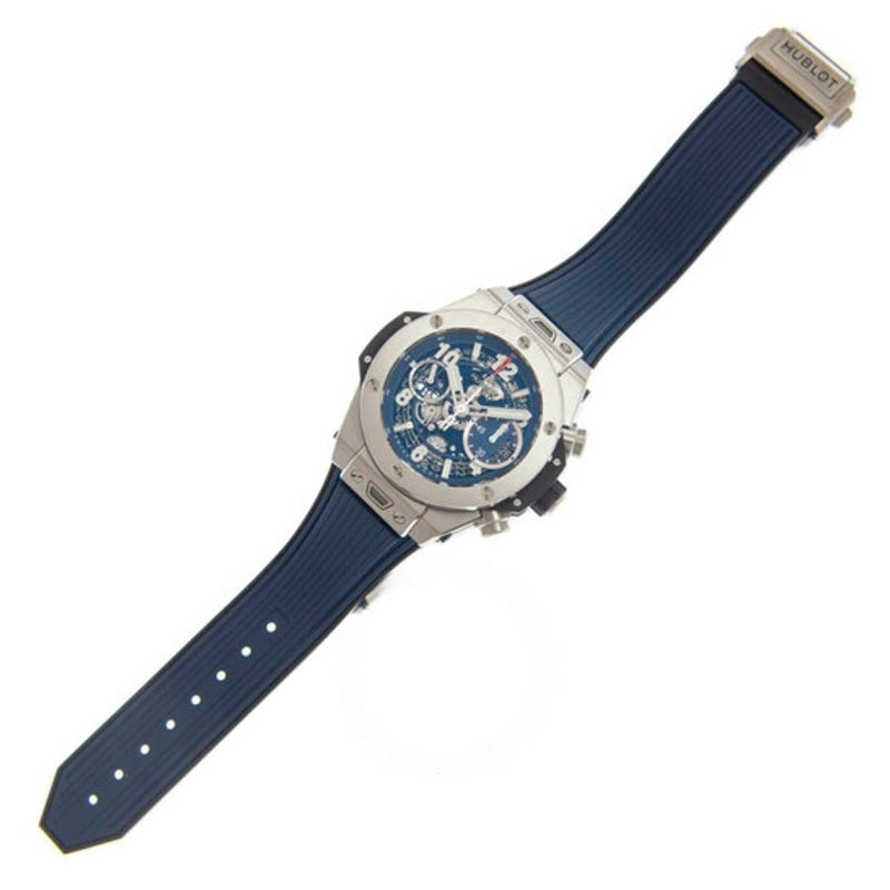 Relógio Big Bang Unico Titanium Chronograph Automático Mostrador Azul 42 mm - Mercado de Luxo - O Maior E-Commerce de Bens, Produtos e Serviços de Luxo do Brasil.