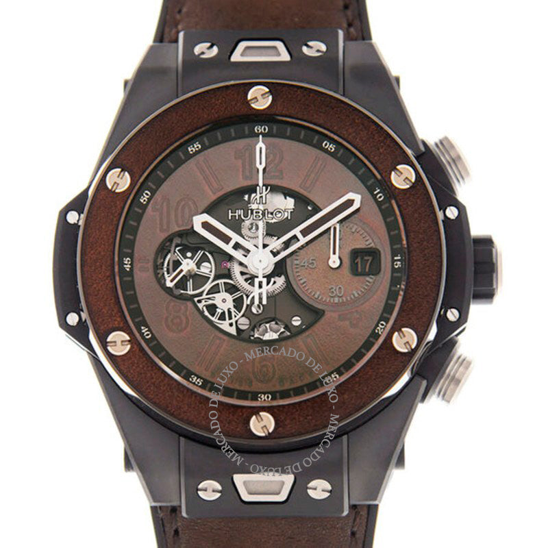 Relógio Big Bang Unico Berluti Colld Brown Automático Mostrador Marrom 45 mm - Mercado de Luxo - O Maior E-Commerce de Bens, Produtos e Serviços de Luxo do Brasil.