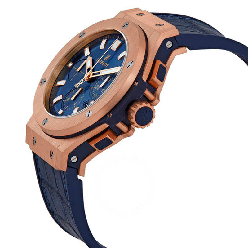 Relógio Big Bang 18k ouro rosa cronógrafo automático mostrador azul 44 mm - Mercado de Luxo - O Maior E-Commerce de Bens, Produtos e Serviços de Luxo do Brasil.