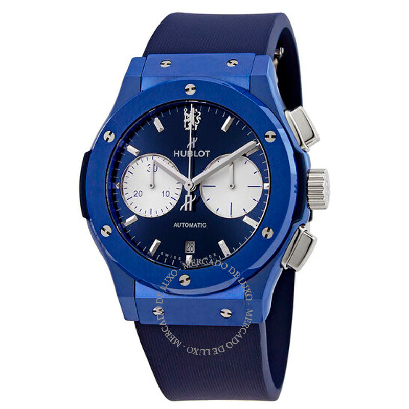 Relógio Cronógrafo Classic Fusion Chelsea Automático Mostrador Azul 45 mm - Mercado de Luxo - O Maior E-Commerce de Bens, Produtos e Serviços de Luxo do Brasil.