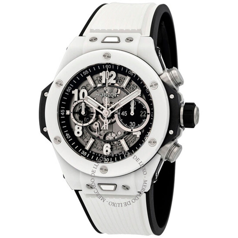 Relógio Big Bang Unico Cronógrafo Automático de Cerâmica Branca 42 mm - Mercado de Luxo - O Maior E-Commerce de Bens, Produtos e Serviços de Luxo do Brasil.