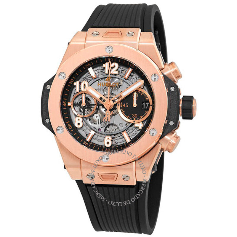 Relógio Big Bang Unico Cronógrafo Automático Mostrador Esqueleto 42 mm - Mercado de Luxo - O Maior E-Commerce de Bens, Produtos e Serviços de Luxo do Brasil.