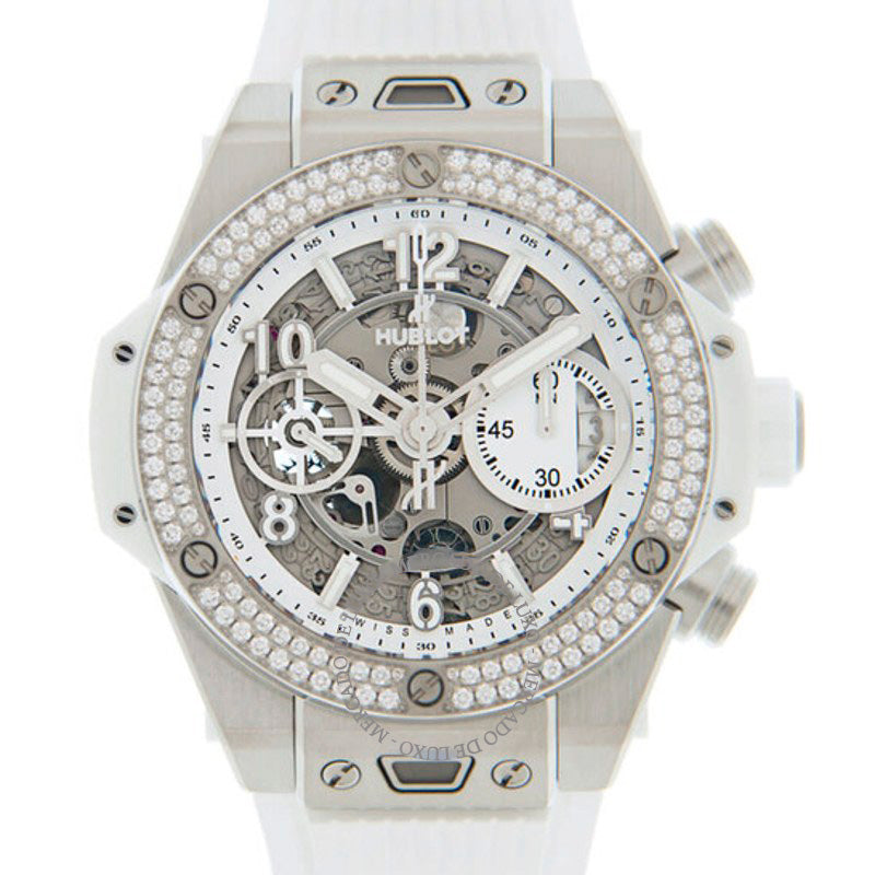 Relógio Big Bang Cronógrafo Automático Mostrador Prateado com Diamantes 42 mm - Mercado de Luxo - O Maior E-Commerce de Bens, Produtos e Serviços de Luxo do Brasil.