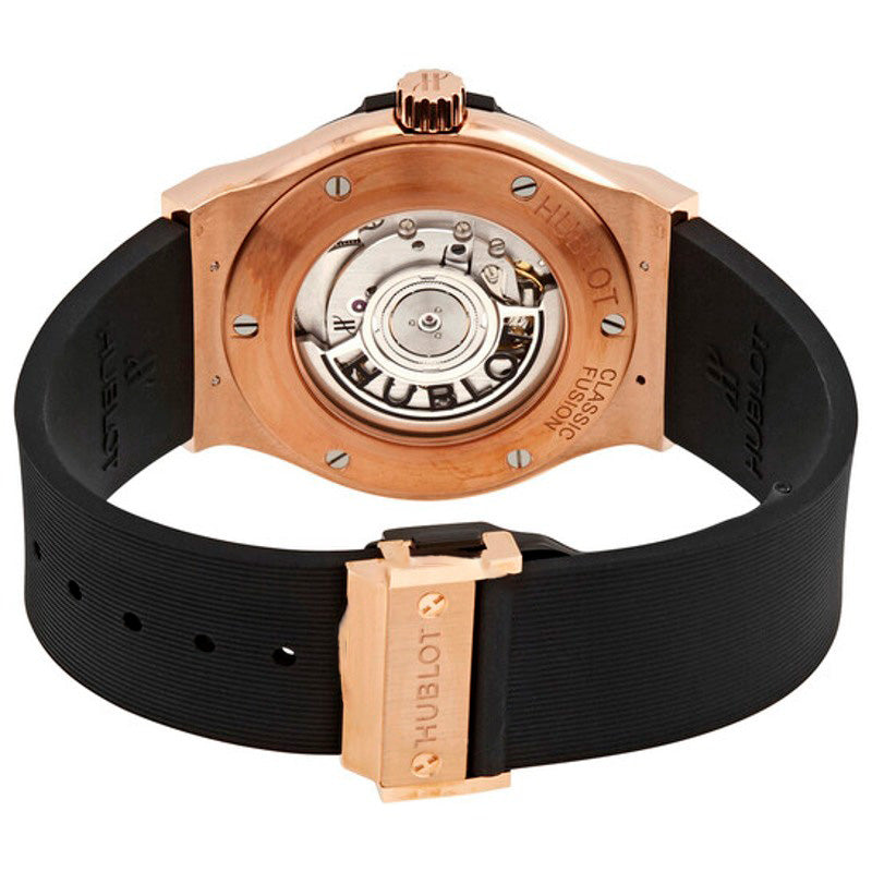 Relógio Classic Fusion Ouro Rosa 18K Automático Mostrador Preto 42 mm - Mercado de Luxo - O Maior E-Commerce de Bens, Produtos e Serviços de Luxo do Brasil.