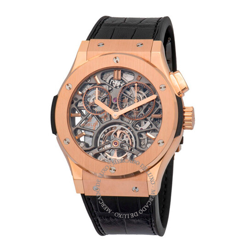 Relógio Turbilhão Esqueleto King Gold 18 Quilates King Gold 45 mm - Mercado de Luxo - O Maior E-Commerce de Bens, Produtos e Serviços de Luxo do Brasil.