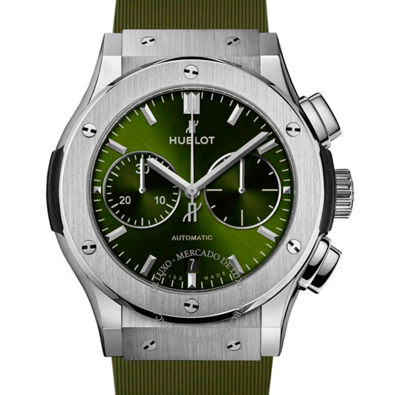 Relógio Cronógrafo Classic Fusion Automático Mostrador Verde  - Mercado de Luxo - O Maior E-Commerce de Bens, Produtos e Serviços de Luxo do Brasil.