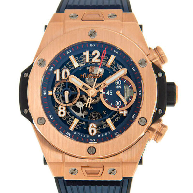 Relógio Unico Big Bang Cronógrafo Automático Mostrador Azul 45 mm - Mercado de Luxo - O Maior E-Commerce de Bens, Produtos e Serviços de Luxo do Brasil.