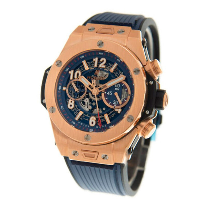 Relógio Unico Big Bang Cronógrafo Automático Mostrador Azul 45 mm - Mercado de Luxo - O Maior E-Commerce de Bens, Produtos e Serviços de Luxo do Brasil.