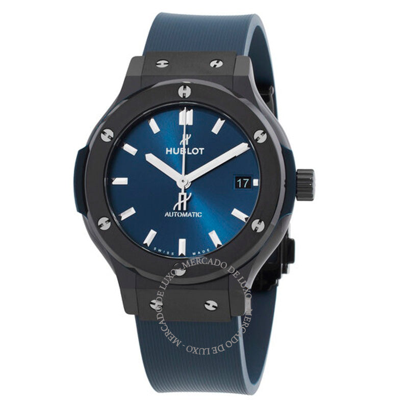 Relógio Mostrador Sunray Azul com acabamento acetinado Classic Fusion 38 mm - Mercado de Luxo - O Maior E-Commerce de Bens, Produtos e Serviços de Luxo do Brasil.