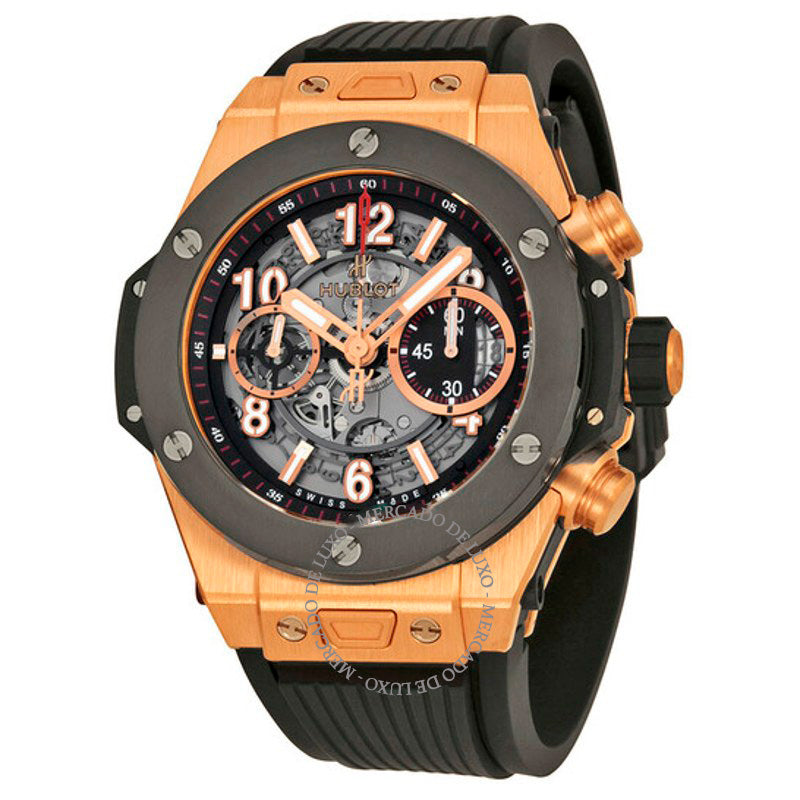 Relógio Big Bang Unico King Gold Cerâmica Mostrador Esquelético 45 mm - Mercado de Luxo - O Maior E-Commerce de Bens, Produtos e Serviços de Luxo do Brasil.