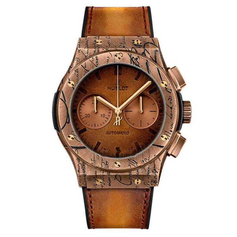 Relógio Cronógrafo Classic Fusion Bertuli Mostrador Marrom 45 mm - Mercado de Luxo - O Maior E-Commerce de Bens, Produtos e Serviços de Luxo do Brasil.