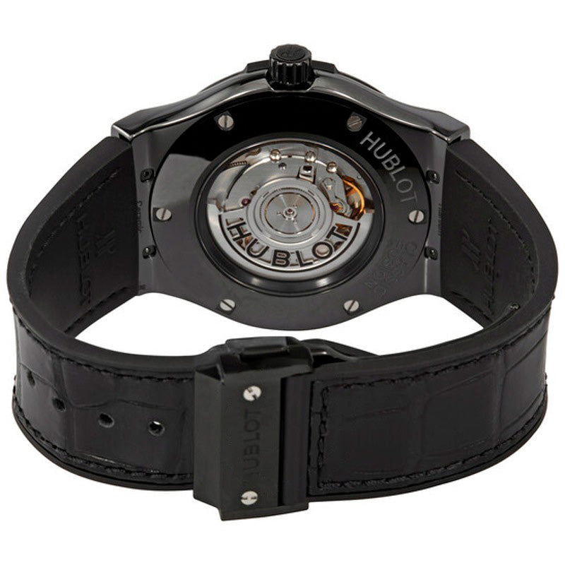 Relógio Classic Fusion Automático Couro Mostrador Preto 45 mm - Mercado de Luxo - O Maior E-Commerce de Bens, Produtos e Serviços de Luxo do Brasil.