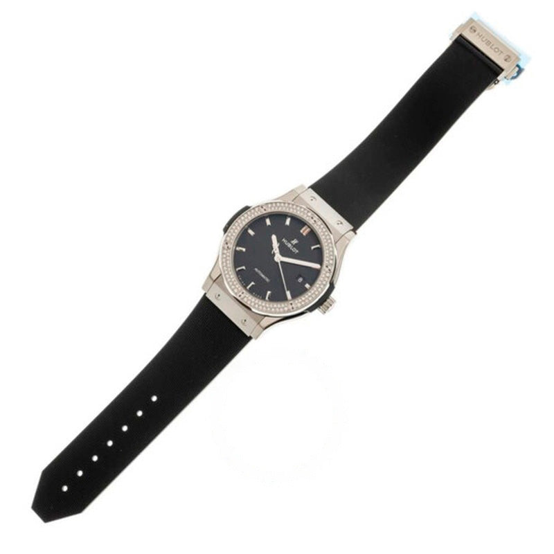 Relógio Fusão Clássica Automática Diamante Mostrador Preto 42 mm - Mercado de Luxo - O Maior E-Commerce de Bens, Produtos e Serviços de Luxo do Brasil.