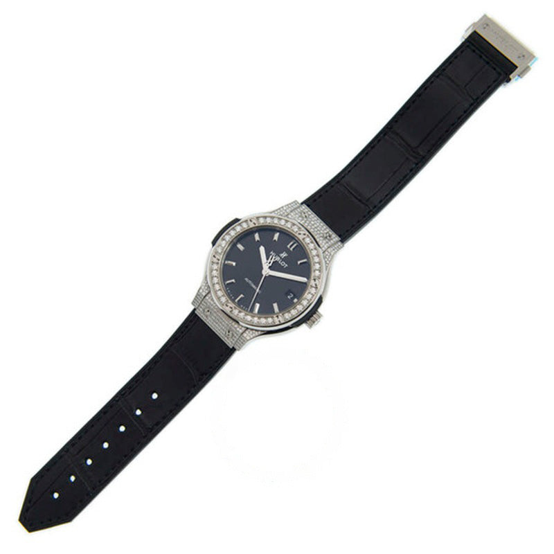 Relógio Fusão Clássica Automática Diamante Mostrador Preto 38 mm - Mercado de Luxo - O Maior E-Commerce de Bens, Produtos e Serviços de Luxo do Brasil.