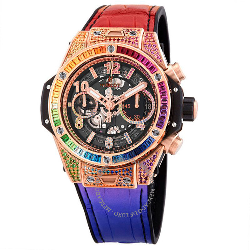 Relógio Big Bang Unico King Gold Rainbow Automático 42 mm - Mercado de Luxo - O Maior E-Commerce de Bens, Produtos e Serviços de Luxo do Brasil.