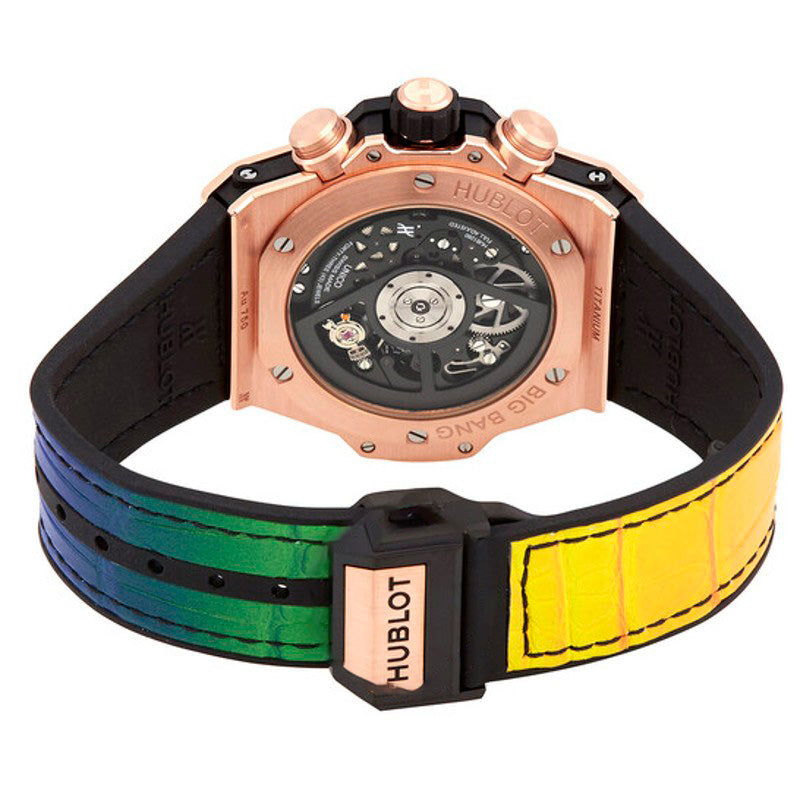 Relógio Big Bang Unico King Gold Rainbow Automático 42 mm - Mercado de Luxo - O Maior E-Commerce de Bens, Produtos e Serviços de Luxo do Brasil.