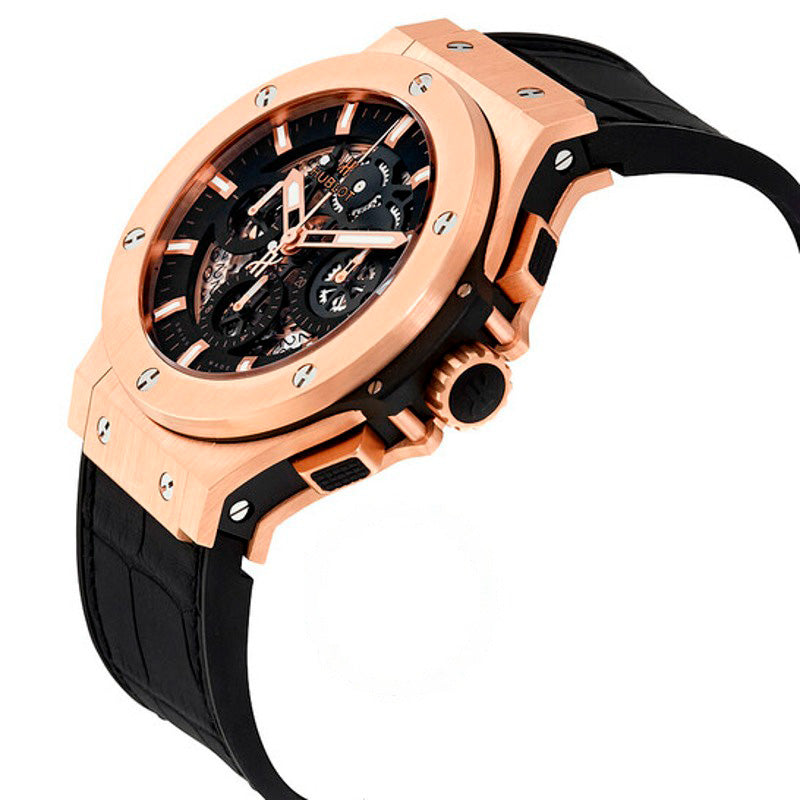Relógio Big Bang Aero Bang Gold 44mm Borracha Preta 44 mm - Mercado de Luxo - O Maior E-Commerce de Bens, Produtos e Serviços de Luxo do Brasil.