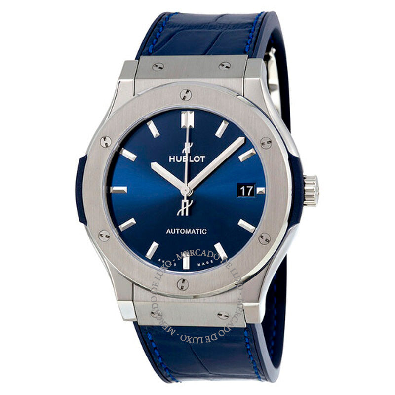 Relógio Classic Fusion Automático Mostrador Azul Sunray 45 mm - Mercado de Luxo - O Maior E-Commerce de Bens, Produtos e Serviços de Luxo do Brasil.
