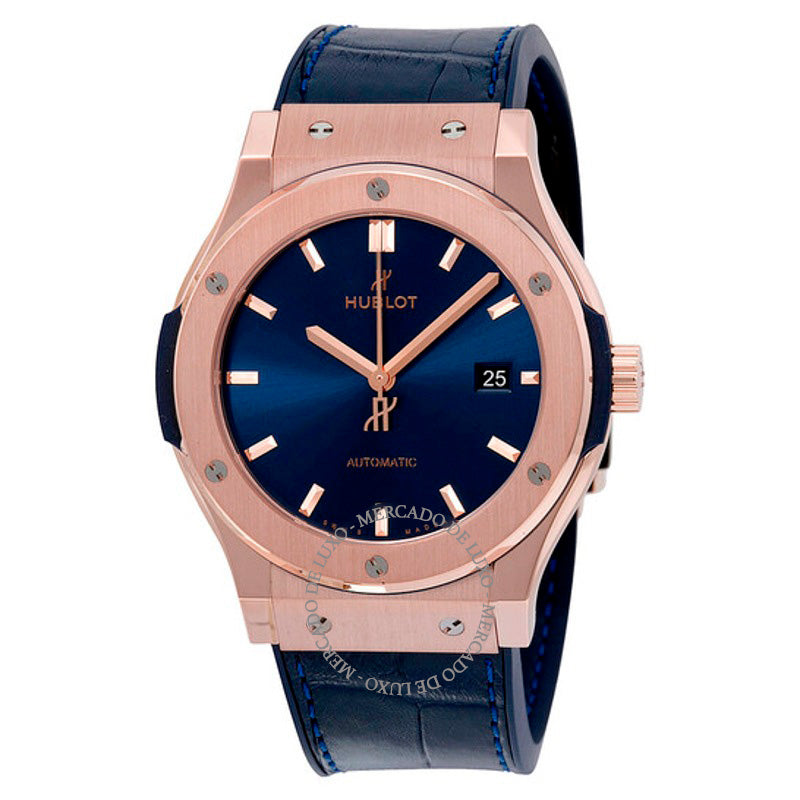 Relógio Classic Fusion Automático Mostrador Azul Sunray 42 mm - Mercado de Luxo - O Maior E-Commerce de Bens, Produtos e Serviços de Luxo do Brasil.