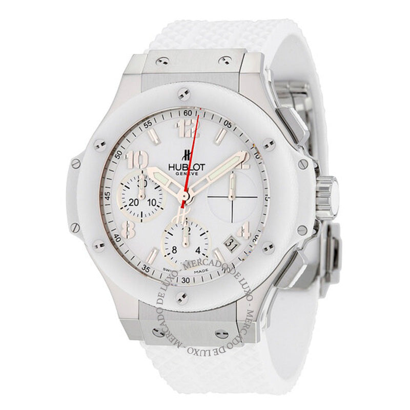 Relógio Big Bang Steel White Automático Mostrador Branco 41 mm - Mercado de Luxo - O Maior E-Commerce de Bens, Produtos e Serviços de Luxo do Brasil.