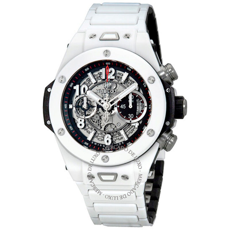 Relógio Big Bang Unico Automático Cerâmica Branca 45 mm - Mercado de Luxo - O Maior E-Commerce de Bens, Produtos e Serviços de Luxo do Brasil.