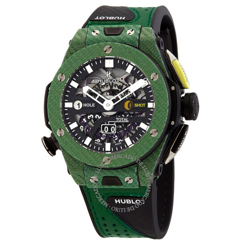 Relógio Big Bang Unico Green Carbon Automático 45 mm - Mercado de Luxo - O Maior E-Commerce de Bens, Produtos e Serviços de Luxo do Brasil.