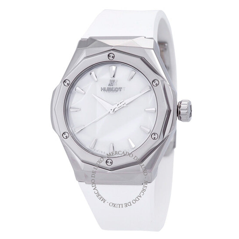 Relógio Fusão Clássica Mostrador Automático Branco 40 mm - Mercado de Luxo - O Maior E-Commerce de Bens, Produtos e Serviços de Luxo do Brasil.