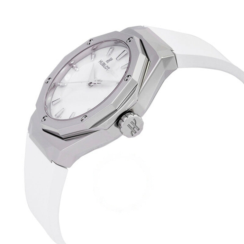 Relógio Fusão Clássica Mostrador Automático Branco 40 mm - Mercado de Luxo - O Maior E-Commerce de Bens, Produtos e Serviços de Luxo do Brasil.
