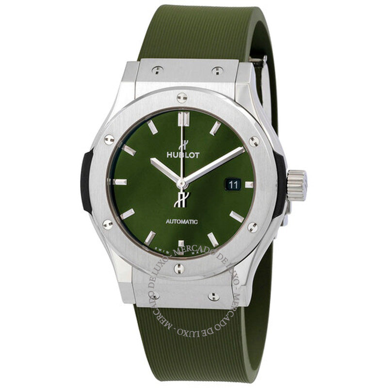 Relógio Fusão Clássica Mostrador Verde Automático 42 mm - Mercado de Luxo - O Maior E-Commerce de Bens, Produtos e Serviços de Luxo do Brasil.