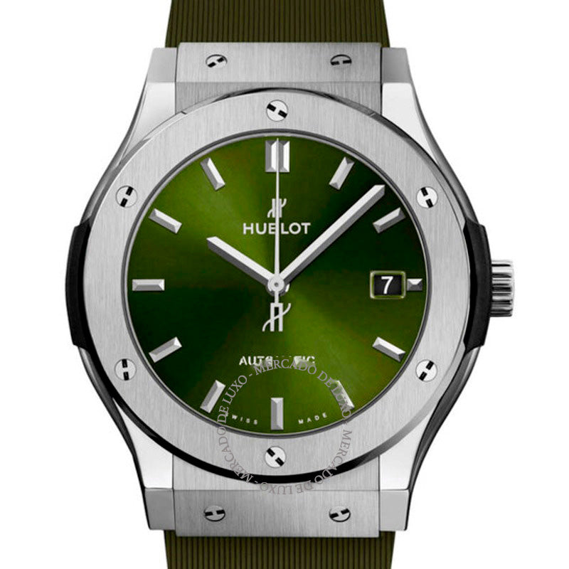 Relógio Fusão Clássica Mostrador Verde Automático 45 mm - Mercado de Luxo - O Maior E-Commerce de Bens, Produtos e Serviços de Luxo do Brasil.