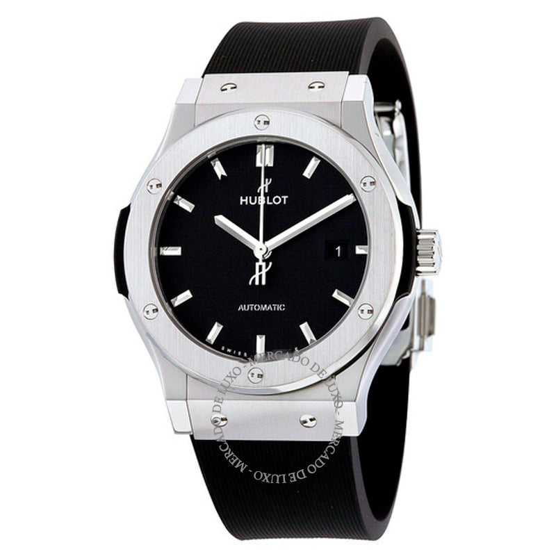 Relógio Fusão Clássica Automática Mostrador Preto 42 mm - Mercado de Luxo - O Maior E-Commerce de Bens, Produtos e Serviços de Luxo do Brasil.