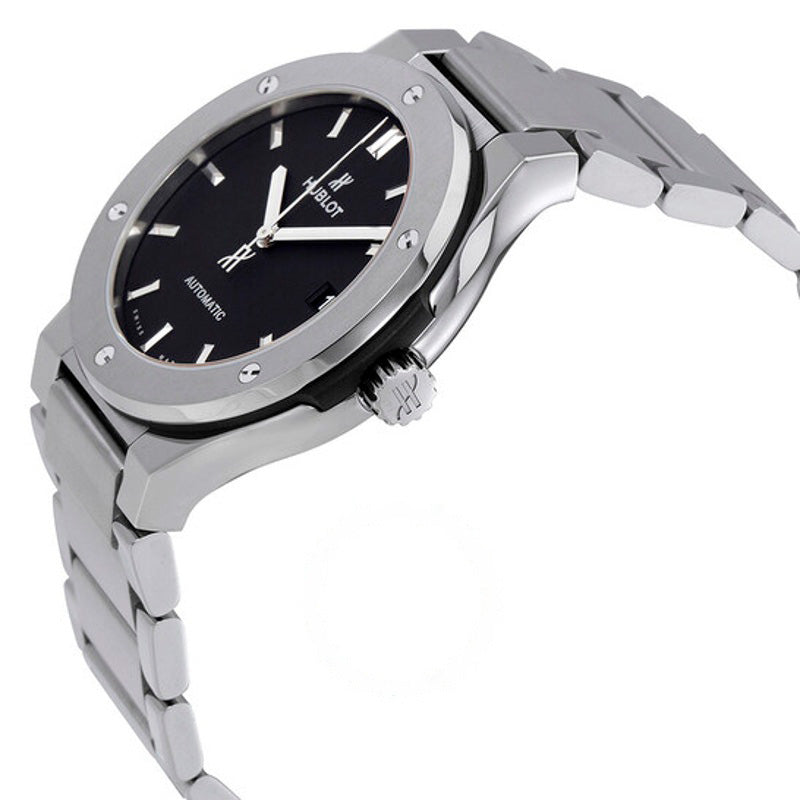Relógio Fusão Clássica Automática Mostrador Preto 45 mm - Mercado de Luxo - O Maior E-Commerce de Bens, Produtos e Serviços de Luxo do Brasil.