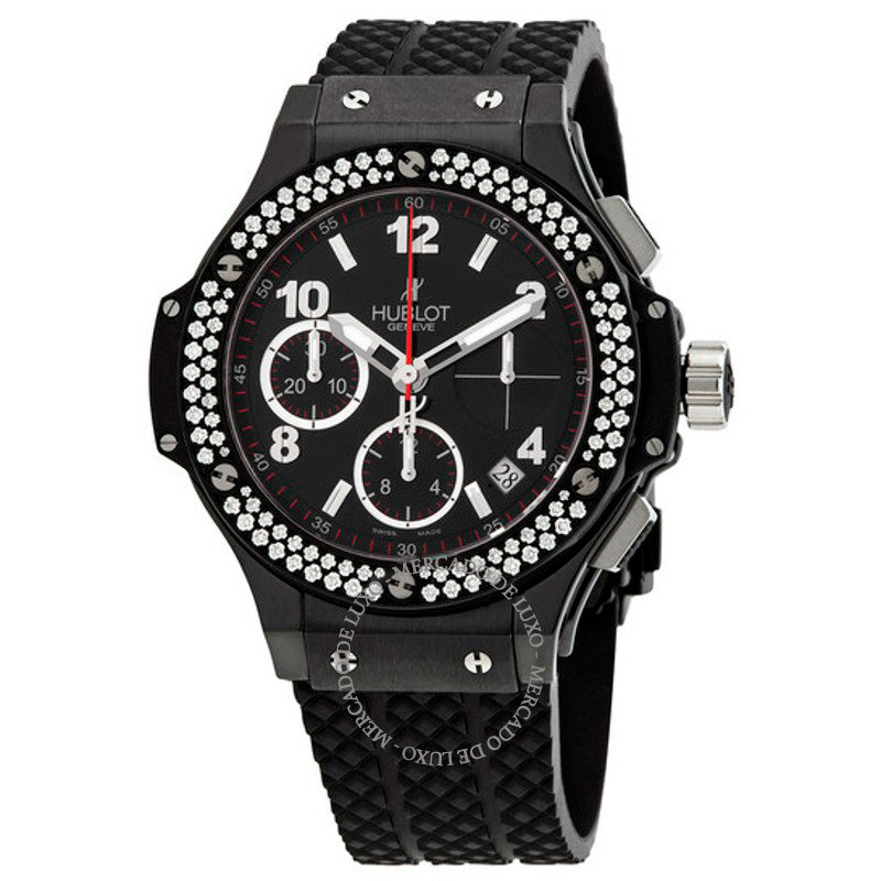 Relógio Black Magic Automático Borracha Preta 41 mm - Mercado de Luxo - O Maior E-Commerce de Bens, Produtos e Serviços de Luxo do Brasil.