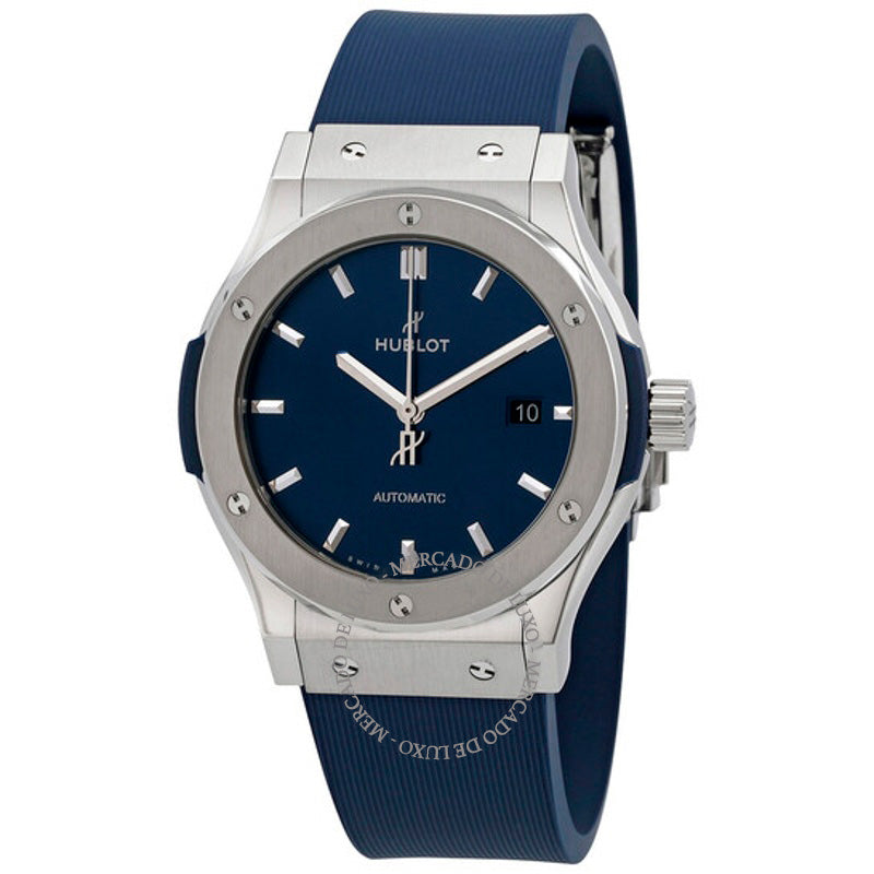 Relógio Fusão Clássica Automática Mostrador Azul 42 mm - Mercado de Luxo - O Maior E-Commerce de Bens, Produtos e Serviços de Luxo do Brasil.