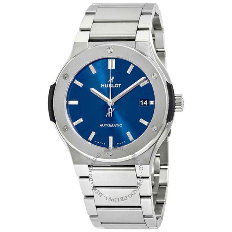 Relógio Fusão Clássica Automática Mostrador Azul 45 mm - Mercado de Luxo - O Maior E-Commerce de Bens, Produtos e Serviços de Luxo do Brasil.