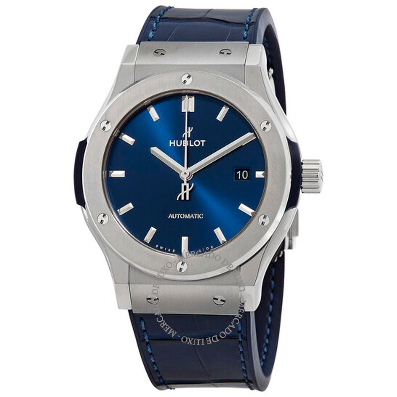 Relógio Fusão Clássica Automática Mostrador Azul 42 mm - Mercado de Luxo - O Maior E-Commerce de Bens, Produtos e Serviços de Luxo do Brasil.