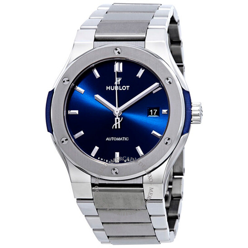 Relógio Fusão Clássica Automática Mostrador Azul 42 mm - Mercado de Luxo - O Maior E-Commerce de Bens, Produtos e Serviços de Luxo do Brasil.