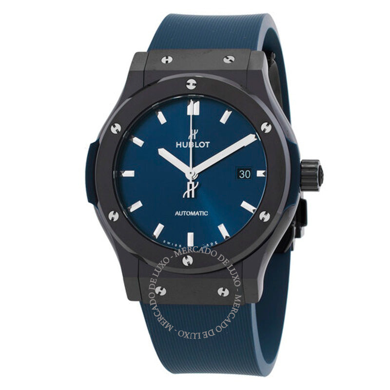 Relógio Fusão Clássica Automática Mostrador Azul 42 mm - Mercado de Luxo - O Maior E-Commerce de Bens, Produtos e Serviços de Luxo do Brasil.