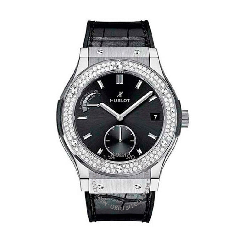 Relógio Fusão Clássica Mão Corda Diamante 45 mm - Mercado de Luxo - O Maior E-Commerce de Bens, Produtos e Serviços de Luxo do Brasil.