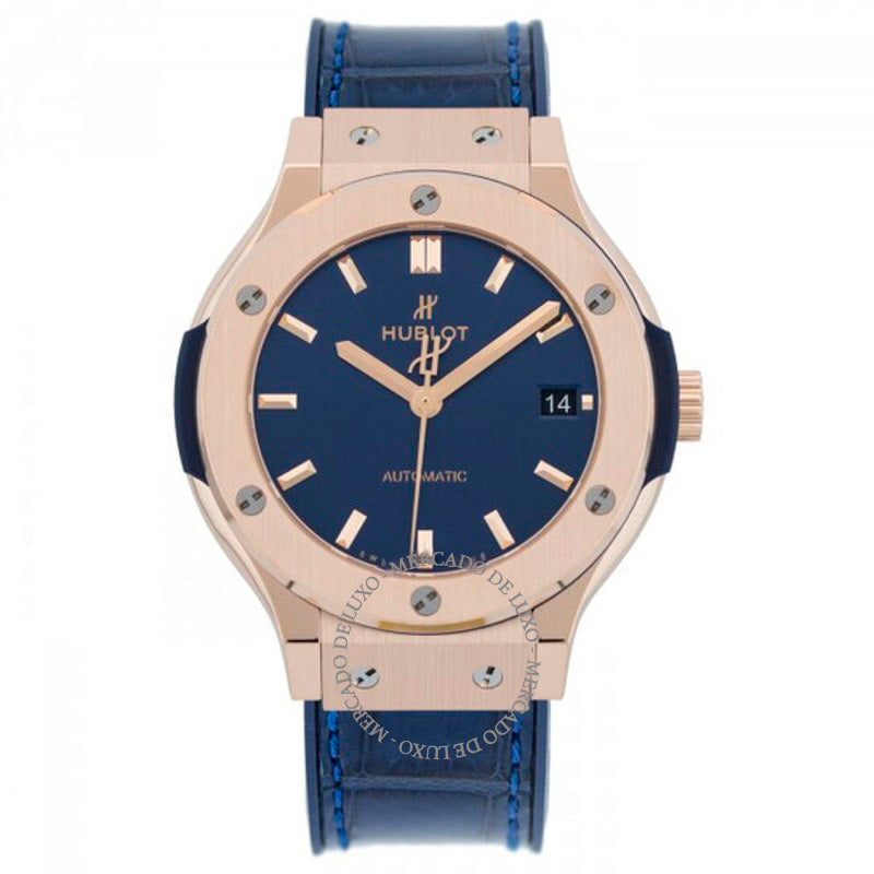 Relógio Mostrador Sunray Azul Classic Fusion 38 mm - Mercado de Luxo - O Maior E-Commerce de Bens, Produtos e Serviços de Luxo do Brasil.