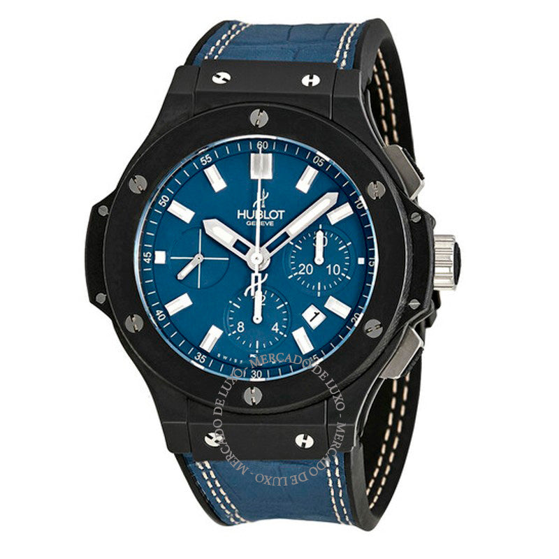 Relógio Big Bang Jeans Denim Azul 44 mm - Mercado de Luxo - O Maior E-Commerce de Bens, Produtos e Serviços de Luxo do Brasil.