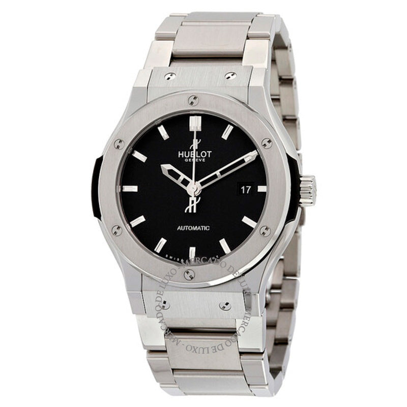 Relógio Mostrador preto clássico Fusion 42 mm - Mercado de Luxo - O Maior E-Commerce de Bens, Produtos e Serviços de Luxo do Brasil.