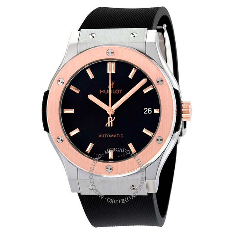 Relógio Mostrador preto clássico Fusion 45 mm - Mercado de Luxo - O Maior E-Commerce de Bens, Produtos e Serviços de Luxo do Brasil.
